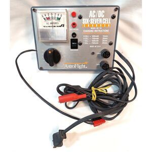 Astro Flight AC/DC Six-Seven Cell Charger Model 114 Charge from AC/Car battery